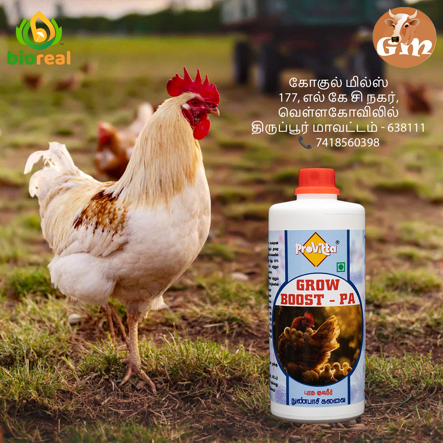 GROW BOOST - PA - புரத குடிநீர் நுண்பாசி கலவை